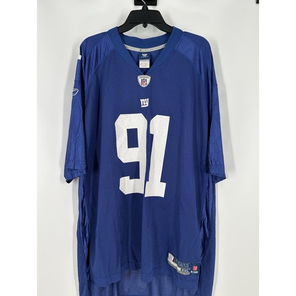 Reebok Other - Justin Tuck New York Giants Reebok On Field Jersey Blue‎ #91 Football Mens 2XL